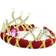 Robetoy Tiara Princess Velvet Red