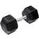 Orange Hex Dumbbell 25kg