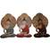 Dkd Home Decor Buddha Prydnadsfigur 10cm 3st