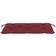 vidaXL - Coussin de chaise Rouge (100x50cm)