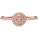 Pandora Elegant Sparkle Ring - Rose Gold/Transparent