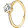 Pandora Sparkling Crown Solitaire Ring - Gold