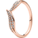 Pandora Sparkling Leaves Ring - Rose Gold/Transparent