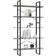 vidaXL 5-Tier Scaffale per libri 175cm