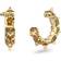 Swarovski Chroma Hoop Earrings - Gold/Yellow