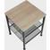 tectake Lincoln Mesita de noche 40x40.5cm