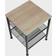 tectake Lincoln Table de chevet 40x40.5cm