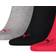 Puma Unisex Adult Invisible Socks 3-pack - Black/Red/Grey