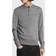 AllSaints Mode Merino Henley T-shirt - Grey Marl