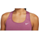 Nike Dri-FIT Swoosh Medium-Support Non-Padded Sports Bra - Light Bordeaux/White