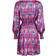 Neo Noir Lecia Fall Flower Dress - Pink