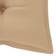 vidaXL - Chair Cushions Beige (120x50cm)