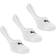 Puma Unisex Footie 3-pack - White