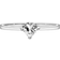 Pandora Heart Solitaire Ring - Silver/Transparent