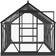 vidaXL 3082335 Aluminum Glass