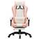 vidaXL Gaming Chair with Footrest - Pink