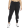 NIKE Sportswear Essential Women's Mid-Rise Swoosh Leggings Plus Size - Black/White