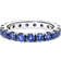 Pandora Sprankelende Rij Eternity Ring - Sterlingzilver/Blauw