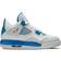 Nike Air Jordan 4 Retro GS - White/Military Blue/Neutral Grey