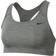 NIKE Dri-FIT Swoosh Medium-Support Non-Padded Sports Bra - Smoke Grey/Heather/Black