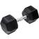 Orange Hex Dumbbell 18kg