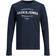 Jack & Jones Boy's Cotton-jersey Long-sleeved T-shirt - Blue/Navy Blazer (12190513)