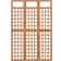 vidaXL 3 Panel Brown Room Divider 121x180.5cm