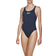 Arena Women's Solid Swim Tech High Swimsuit - Navy/White