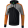 Erima Premium One 2.0 Training Jacket with Hood Men - Black/Grey Marl/Neon Orange