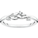 Thomas Sabo Charm Club Leaves Ring - Silver/Transparent