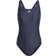 adidas Women's SH3.RO Classic 3-Stripes Swimsuit - Shadow Navy/Pulse Mint