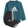 adidas Infant Badge of Sport Jogger Set - Legacy Teal/White (HF1960)