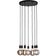 Nielsen Light K9 Cluster Black Pendel ∅ 40cm
