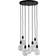 Nielsen Light K9 Cluster Black Pendellampa ∅ 40cm