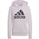 Adidas Women's Essentials Relaxed Logo Hoodie - Almost Pink/Black