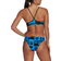 Adidas Women's Logo Graphic Bikini Set - Blue Rush/Black