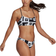 adidas Women's Logo Graphic Bikini Set - White/Black