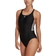 Adidas Women's Mid 3-Stripes Swimsuit - Black/White