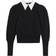 Ted Baker Aledina Knit Jumper With Collar Detail - Dark Navy