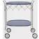 Kartell Gastone Trolley Table 24.4x26.8"