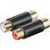Goobay 2xRCA-2xRCA F-F Adapter