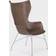 Kartell K/Wood Leather Armchair 110cm