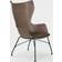 Kartell K/Wood Leather Armchair 110cm