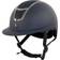 Br Casco da equitazione con paillettes visiera polo Equitation Lambda Plus Glitter Bleu