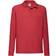 Fruit of the Loom Kid's 65/35 Long Sleeve Polo - Red (0632010)