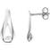 Efva Attling Folded Mini Earrings - Silver
