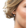 Blomdahl Pendant Tiffany Earrings - Silver/Transparent