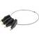 Deltaco Ring 4USB C-VGA/HDMI/DisplayPort/Mini DisplayPort M-F Adapter