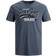 Jack & Jones Logo Decorated T-shirt - Blue/Grisaille