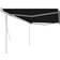 vidaXL Manual Retractable Markise with Posts 500x300cm